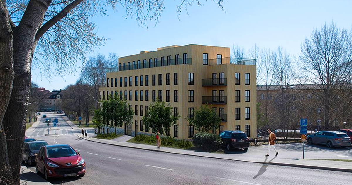 Midsommarkransen, 80 bostäder vid Tellusborgsvägen och Bäckvägen.