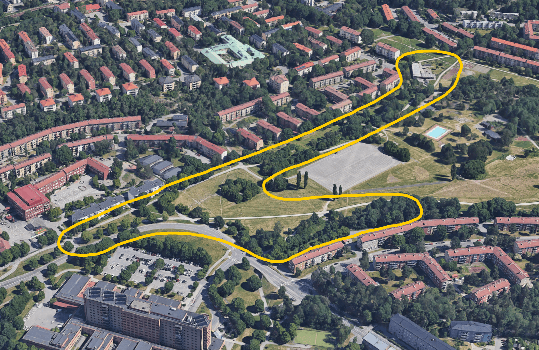 Nytorps gärde föreslås bebyggas med 650 lägenheter, fördelade ett tiotal bostads- och hyresrättshus med upp till fem våningar. Planen inkluderar även två förskolor, idrottshall samt mindre verksamhetslokaler.