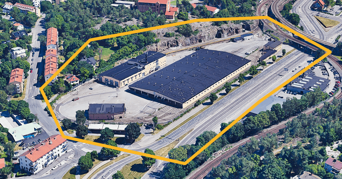 Efter att Region Stockholm färdigställt en överdäckning av Alviksdepån planerar Stockholm stad en ny stadsdel på platsen med cirka 400 bostäder, kontor, en integrerad depå med spårområde, park och gator. 