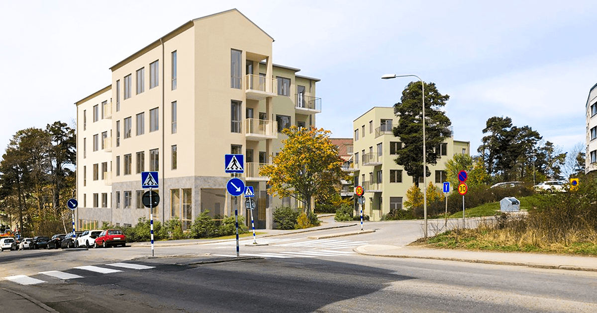 Nya lägenheter vid Orrfjärdsgränd