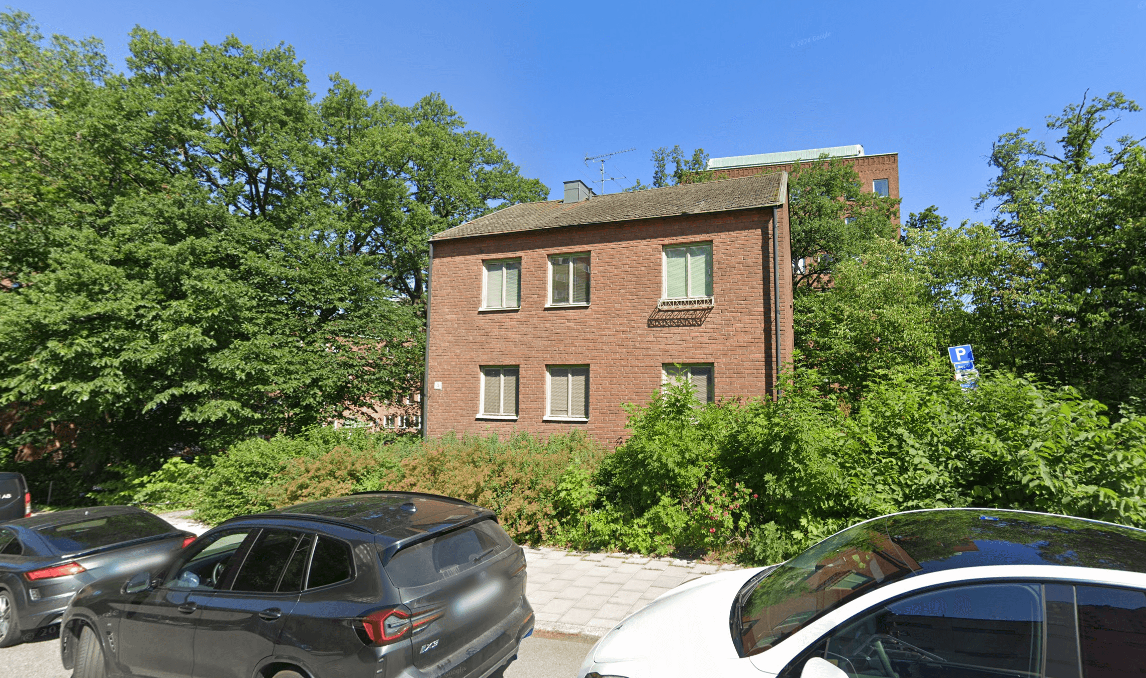 Rivning av vaktmästarbostad i Marieberg