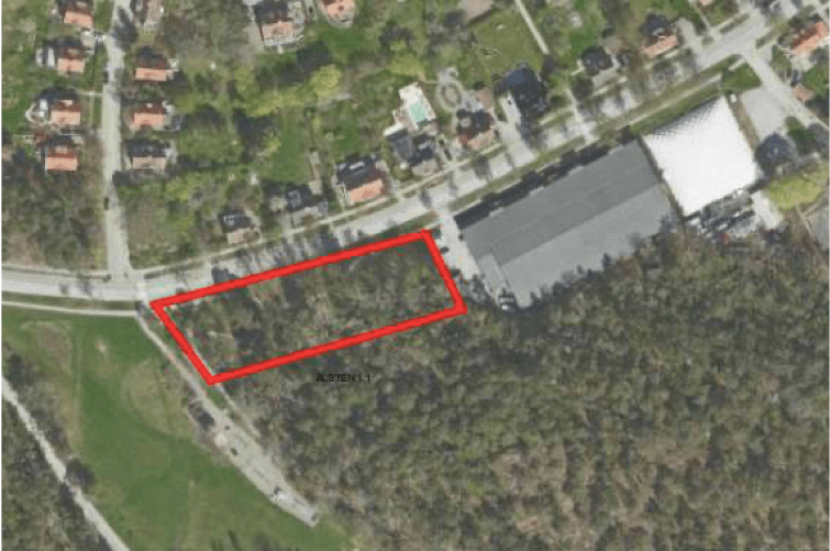 Hyreshus med 50 lägenheter i allmännyttan intill naturskyddsområde i Smedslätten