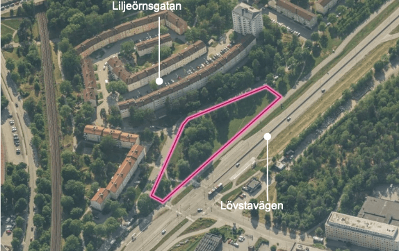 100 bostäder vid Liljeörnsgatan i Hässelby gård